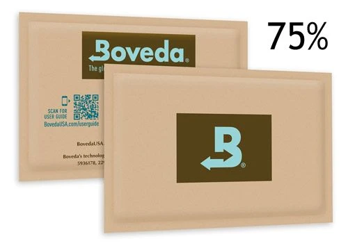 Boveda 2 Packs Of 75% RH 60gm Humidification Units 3 Boveda 2 Packs Of 75% RH 60gm Humidification Units