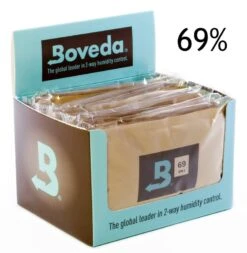 Boveda B69 Cube With 12 69% RH Cigar Humidification Packs