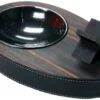 Brizard And Co.Deck Ebony Wood Single Ashtray - Made In USA -cigar lighter store brizard and co deck ebony wood single ashtray made in usa 45