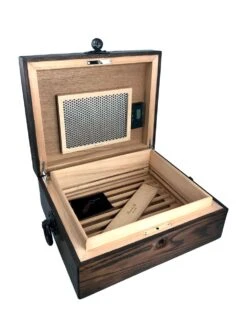 Brizard & Co Airflow Humidor - Golden Oak 9 Brizard & Co Airflow Humidor - Golden Oak -cigar lighter store brizard co airflow humidor golden oak 95