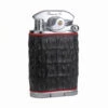 Brizard & Co. Gatsby Genuine Caiman Alligator Black And Racing Red Triple Torch Flame Table Lighter -cigar lighter store brizard co gatsby genuine black caiman alligator and red triple torch flame table lighter 13