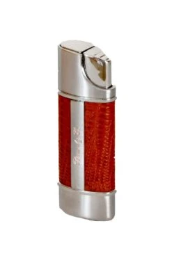 Brizard & Co. Lizard Pattern Havana Nano Single Torch Lighter