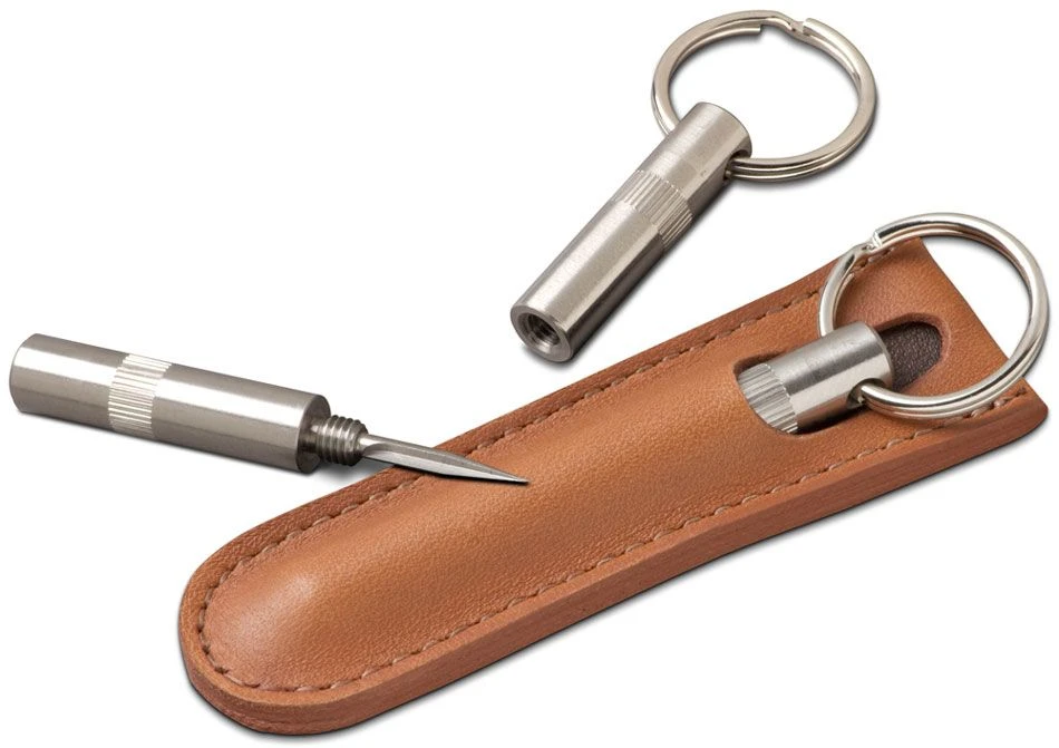 BrizardTrilogy Cigar Punch With Sunrise Tan Leather Pouch - Made In USA 3 BrizardTrilogy Cigar Punch With Sunrise Tan Leather Pouch - Made In USA