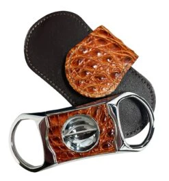 Brizard & Co. V Cutter With Pouch - Caiman Cognac And Coffee 8 Brizard & Co. V Cutter With Pouch - Caiman Cognac And Coffee -cigar lighter store brizard co v cutter with pouch caiman cognac and coffee 64