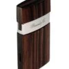 Brizard & Co Venezia Ebony Wood Single Jet Flower Flame Lighter
