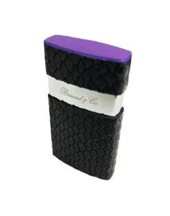 Brizard & Co Venezia Single Jet Flower Flame Lighter - Python And Royal Purple -cigar lighter store brizard co venezia single jet flower flame lighter python and royal purple 51