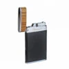 Brizard & Co. Zebrawood And Black Leather Two Tone Sottile Single Torch Flame Lighter 1 Brizard & Co. Zebrawood And Black Leather Two Tone Sottile Single Torch Flame Lighter -cigar lighter store brizard co zebrawood and black leather two tone sottile single torch flame lighter 40