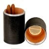 Brizard Cylinder Desktop Humidor Croco Pattern Black Leather - Made In The USA -cigar lighter store brizard cylinder desktop humidor croco black leather made in the usa 53
