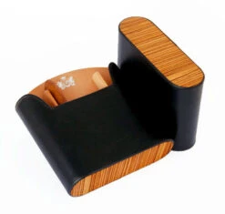 Brizard Travel Humidor Sunrise Black With Zebrawood - Made In The USA 5 Brizard Travel Humidor Sunrise Black With Zebrawood - Made In The USA -cigar lighter store brizard travel humidor sunrise black with zebrawood made in the usa 77