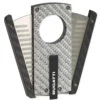 Bugatti Carbon Fiber Cigar Cutter - Silver -cigar lighter store bugatti carbon fiber cigar cutter black orange 53