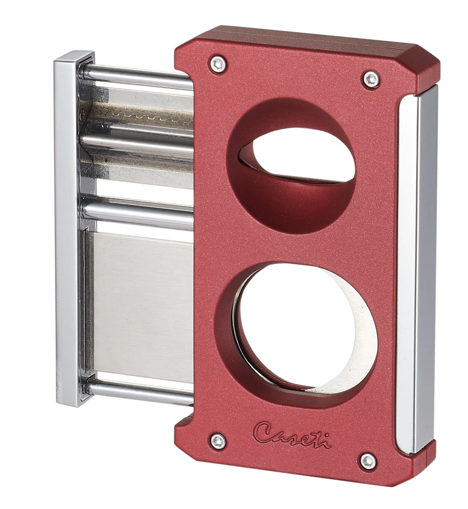 Caseti Trident Cigar Cutter 3-in-1 - Burgundy 5 Caseti Trident Cigar Cutter 3-in-1 - Burgundy - Image 3