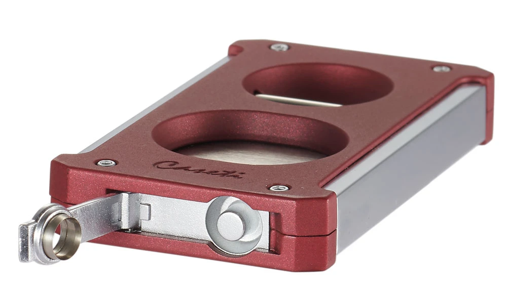Caseti Trident Cigar Cutter 3-in-1 - Burgundy 4 Caseti Trident Cigar Cutter 3-in-1 - Burgundy - Image 2