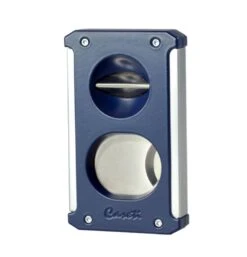 Caseti Trident Cigar Cutter 3-in-1 - Navy Blue -cigar lighter store cacu140bl 53