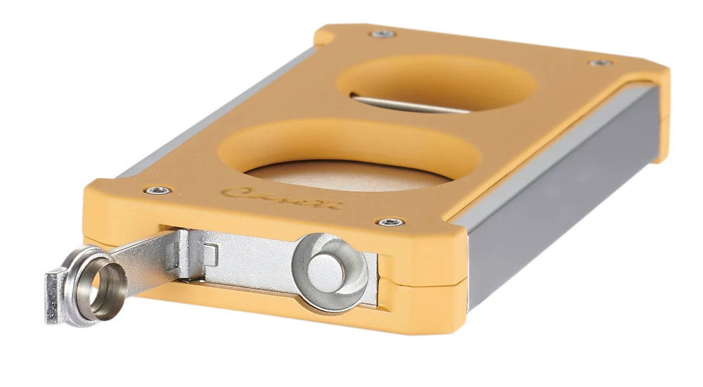 Caseti Trident Cigar Cutter 3-in-1 - Yellow 3 Caseti Trident Cigar Cutter 3-in-1 - Yellow
