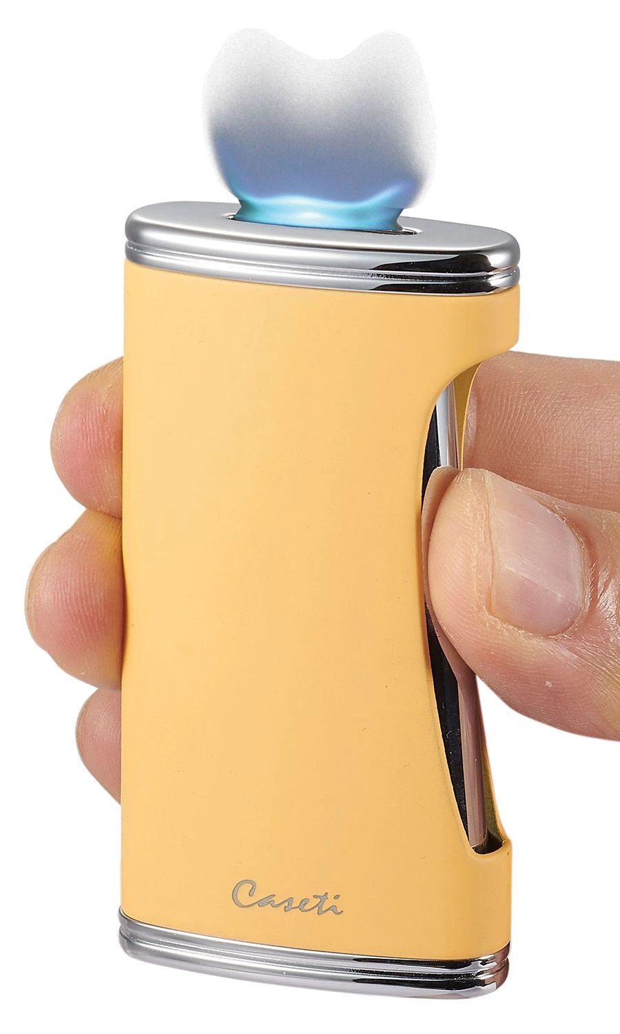 Caseti BigFlat Yellow Cigar Lighter 4 Caseti BigFlat Yellow Cigar Lighter - Image 2