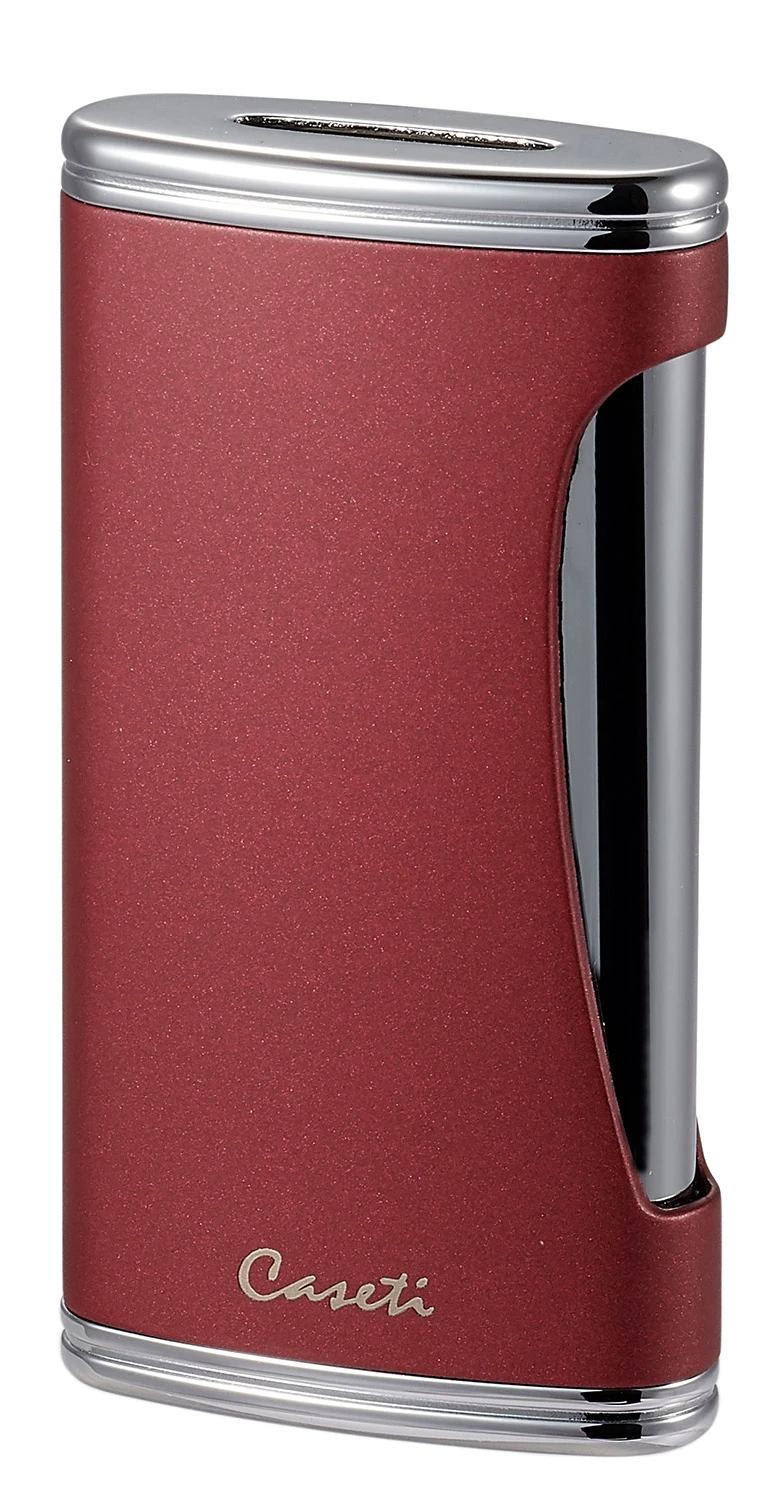 Caseti BigFlat Burgundy Cigar Lighter 3 Caseti BigFlat Burgundy Cigar Lighter