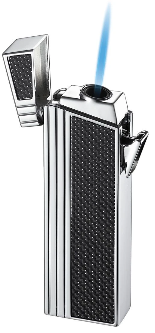 Caseti Chrome Double Designed Compact Torch Flame Lighter 3 Caseti Chrome Double Designed Compact Torch Flame Lighter