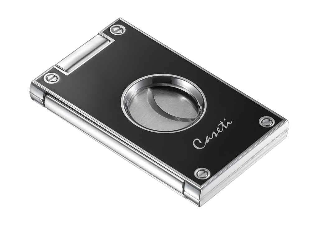 Caseti Kukri Double Guillotine Cigar Cutter - Black Lacquer 3 Caseti Kukri Double Guillotine Cigar Cutter - Black Lacquer