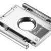Caseti Kukri Double Guillotine Cigar Cutter - Chrome & Black Lacquer
