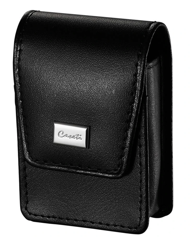 Caseti Americano Soft Black Leather Lighter Case 3 Caseti Americano Soft Black Leather Lighter Case