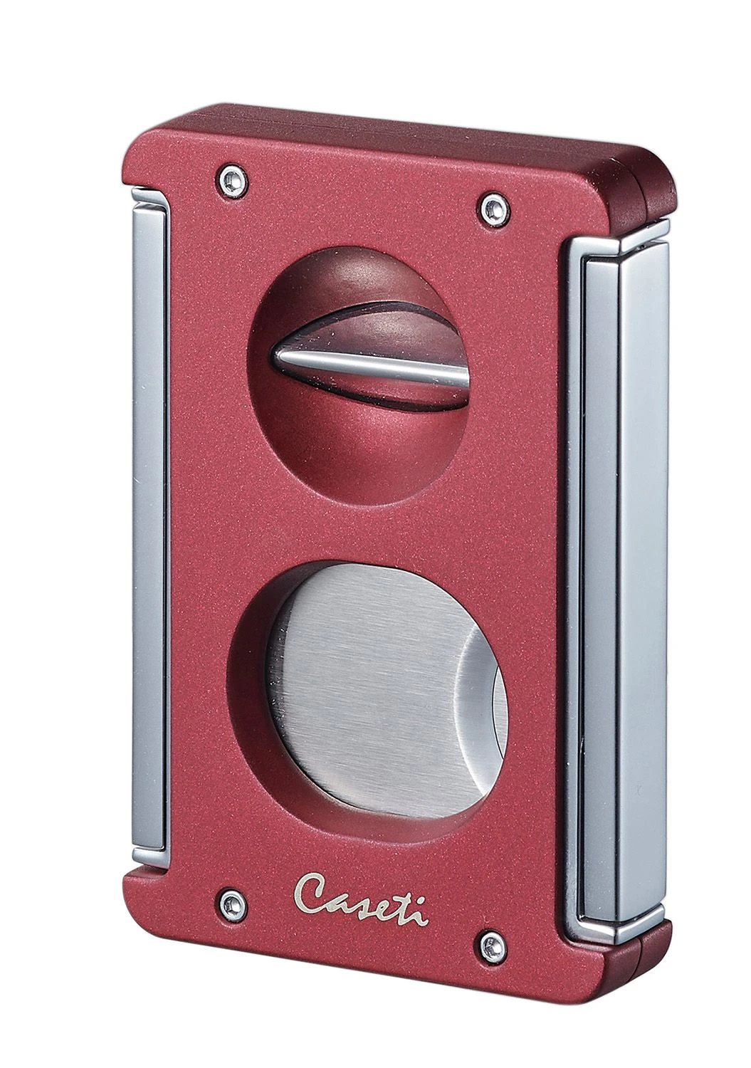 Caseti Trident X 3-in-1 Cigar Cutter - Burgundy 5 Caseti Trident X 3-in-1 Cigar Cutter - Burgundy - Image 3