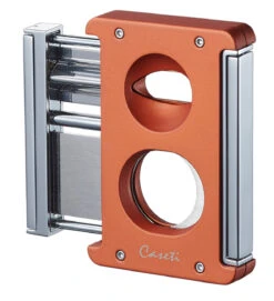 Caseti Trident X 3-in-1 Cigar Cutter - Burnt Orange -cigar lighter store caseti trident x 3 in 1 cigar cutter burnt orange 70