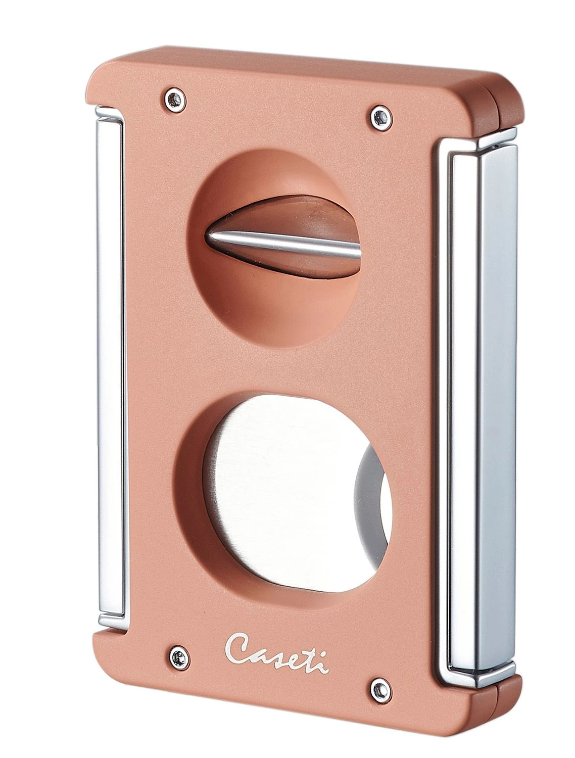 Caseti Trident X 3-in-1 Cigar Cutter - Salmon 3 Caseti Trident X 3-in-1 Cigar Cutter - Salmon