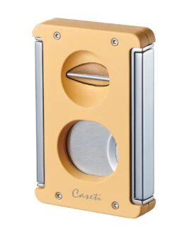 Caseti Trident X 3-in-1 Cigar Cutter - Yellow -cigar lighter store caseti trident x 3 in 1 cigar cutter yellow 64