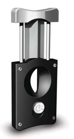 Caseti Wedge V Cigar Cutter - Black -cigar lighter store caseti wedge v cigar cutter black 89