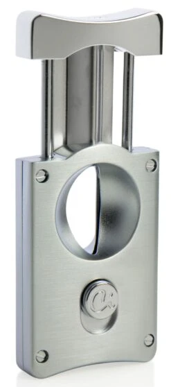 Caseti Wedge V Cigar Cutter - Satin Chrome -cigar lighter store caseti wedge v cigar cutter satin chrome 92