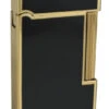 Caseti Windsor Gold Plating With Black Lacquer Flint Traditional Flame Lighter -cigar lighter store caseti windsor gold plating with black lacquer flint traditional flame lighter 94