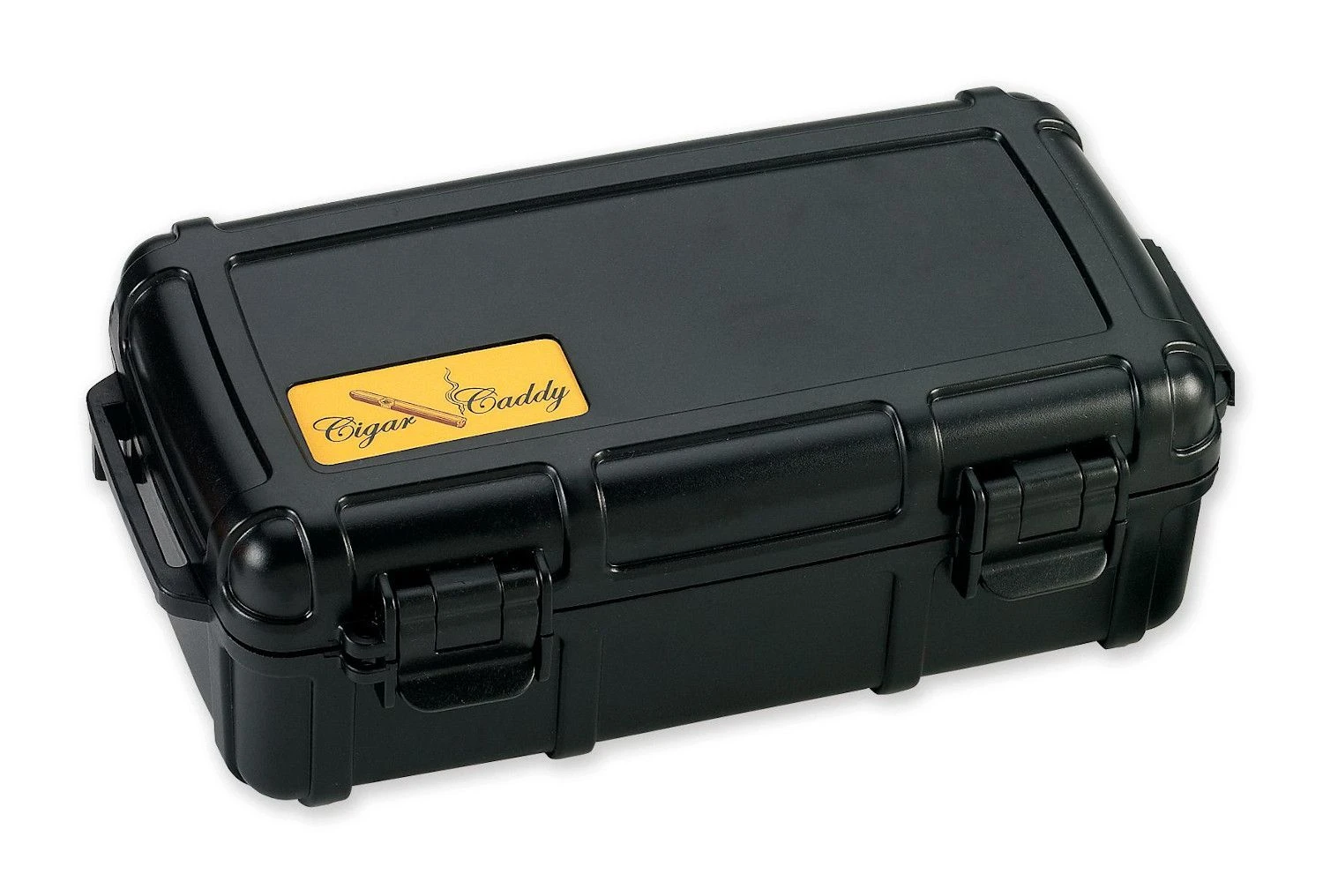 Cigar Caddy Ten Count Travel Humidor- Black 3 Cigar Caddy Ten Count Travel Humidor- Black