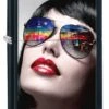 Colorful Sunglasses Windproof Zippo Lighter