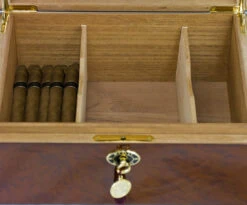 Daniel Marshall Burl Humidor - 100 Cigars -cigar lighter store daniel marshall burl humidor 100 cigars 140