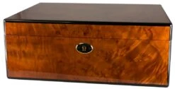 Daniel Marshall Burl Humidor - Holds 125 Cigars -cigar lighter store daniel marshall burl humidor 125 cigars 71