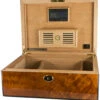 Daniel Marshall Burl Humidor - Holds 125 Cigars -cigar lighter store daniel marshall burl humidor 125 cigars 73