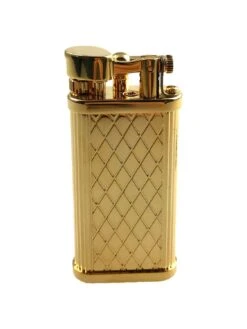 Dunhill Unique Crosspatch Gold Plated Cigar Lighter