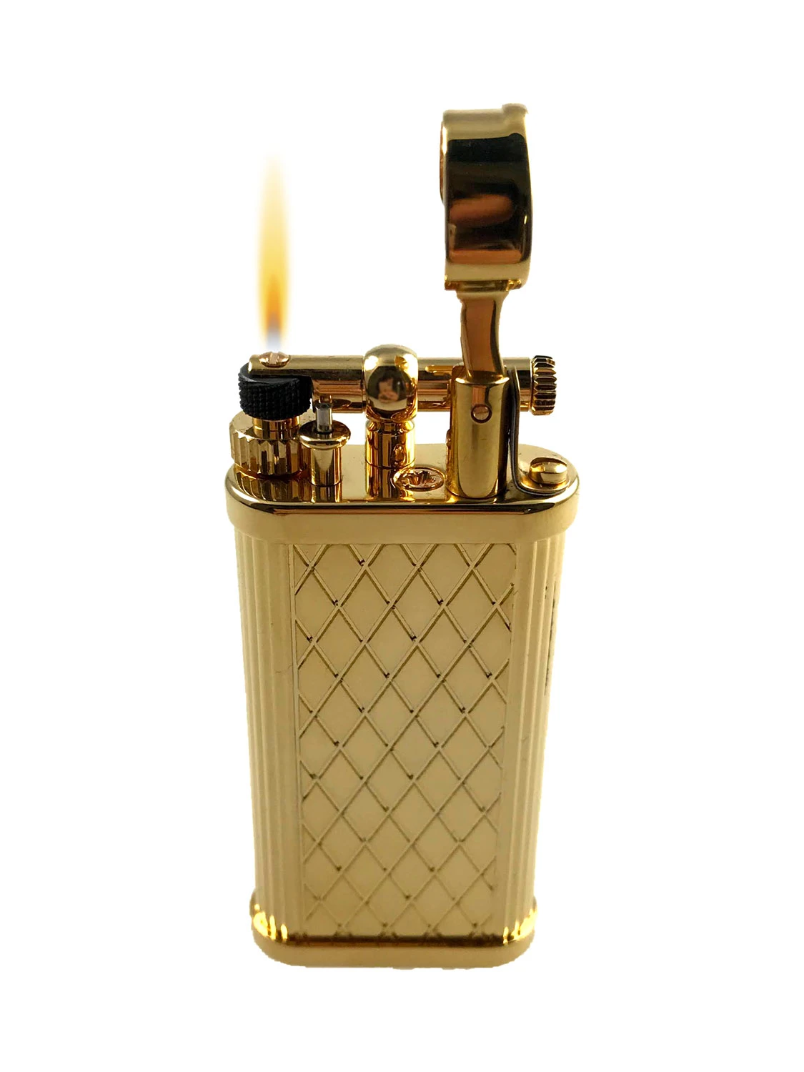 Dunhill Unique Crosspatch Gold Plated Cigar Lighter 4 Dunhill Unique Crosspatch Gold Plated Cigar Lighter - Image 2