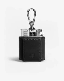 Dunhill Turbo Black Leather Lighter Case -cigar lighter store dunhill turbo black leather lighter case 10