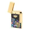 S.T. Dupont Line 2 High Roller Casino With Yellow Gold Flint Lighter -cigar lighter store dupont16397 1 65