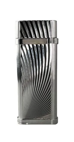 IM Corona Flambeau Silver Plated Flint Lighter