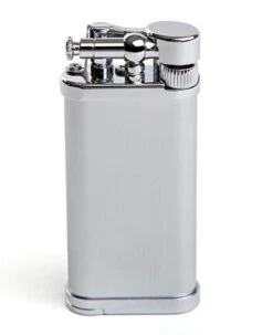 IM Corona Old Boy Hairlines Chrome Pipe Lighter