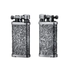IM Corona Old Boy Arabesque Silver Pipe Lighter -cigar lighter store im64 7525 53