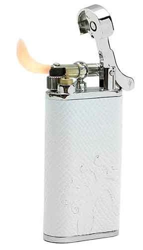 Kiribi Kabuto Shiroi Flint Pipe Lighter 4 Kiribi Kabuto Shiroi Flint Pipe Lighter - Image 2