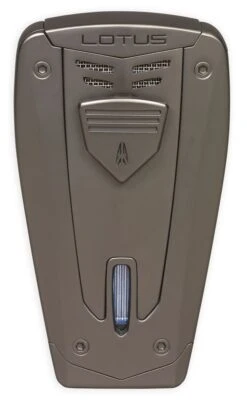 Lotus Fusion Triple Pinpoint Torch Lighter - Velour Gunmetal