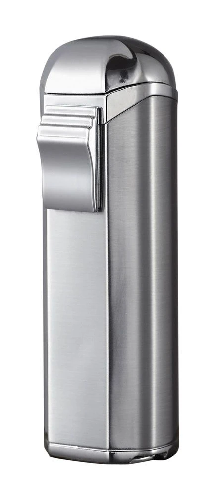 Magic Trio Satin Triple Flame Torch Lighter With Built-In Cigar Punch 3 Magic Trio Satin Triple Flame Torch Lighter With Built-In Cigar Punch