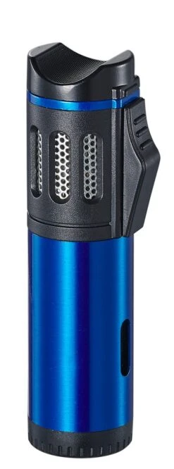 Personalized Visol Artemis Triple Flame Torch Lighter - Blue -cigar lighter store personalized visol artemis triple flame torch lighter blue 87