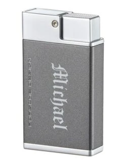 Porsche Design Baden Double Torch Flame Lighter - Grey