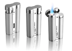 Porsche Design PD3 Silver Pearl Circular Flame Lighter 9 Porsche Design PD3 Silver Pearl Circular Flame Lighter -cigar lighter store porsche design pd3 silver pearl circular flame lighter 105