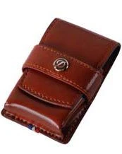 S.T. Dupont Elysee Ligne 2 Brown Leather Lighter Case 3 S.T. Dupont Elysee Ligne 2 Brown Leather Lighter Case
